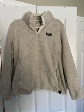 L.L. Bean Women's Light Cream Pullover